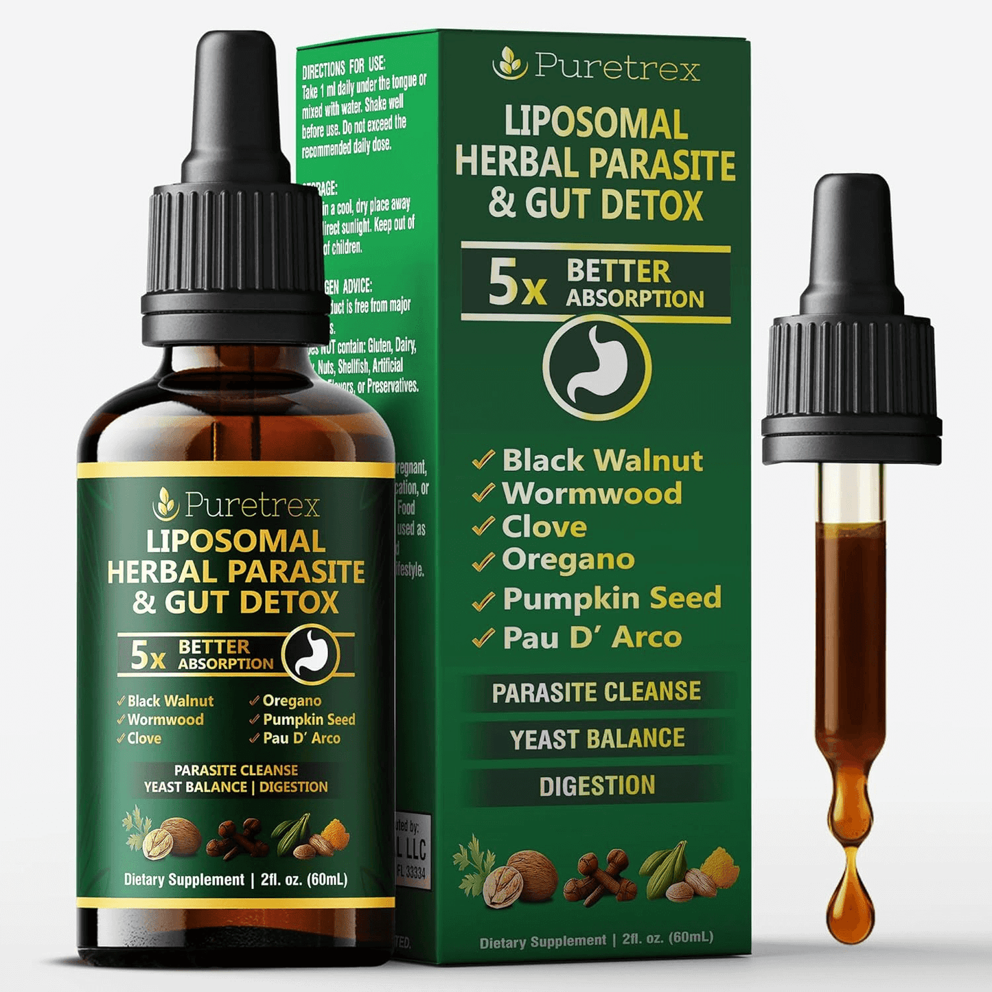 Liposomal Herbal Gut Cleanse Drops – Advanced Digestive Support