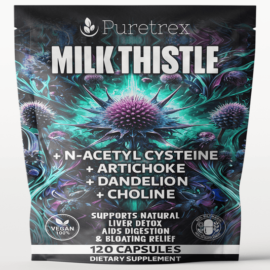 Milk Thistle Complex – 80% Silymarin Extract + NAC, Artichoke, Dandelion & Choline